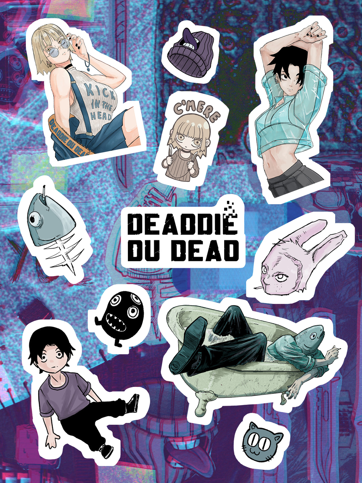 Deaddie Du Dead - Sticker Sheet