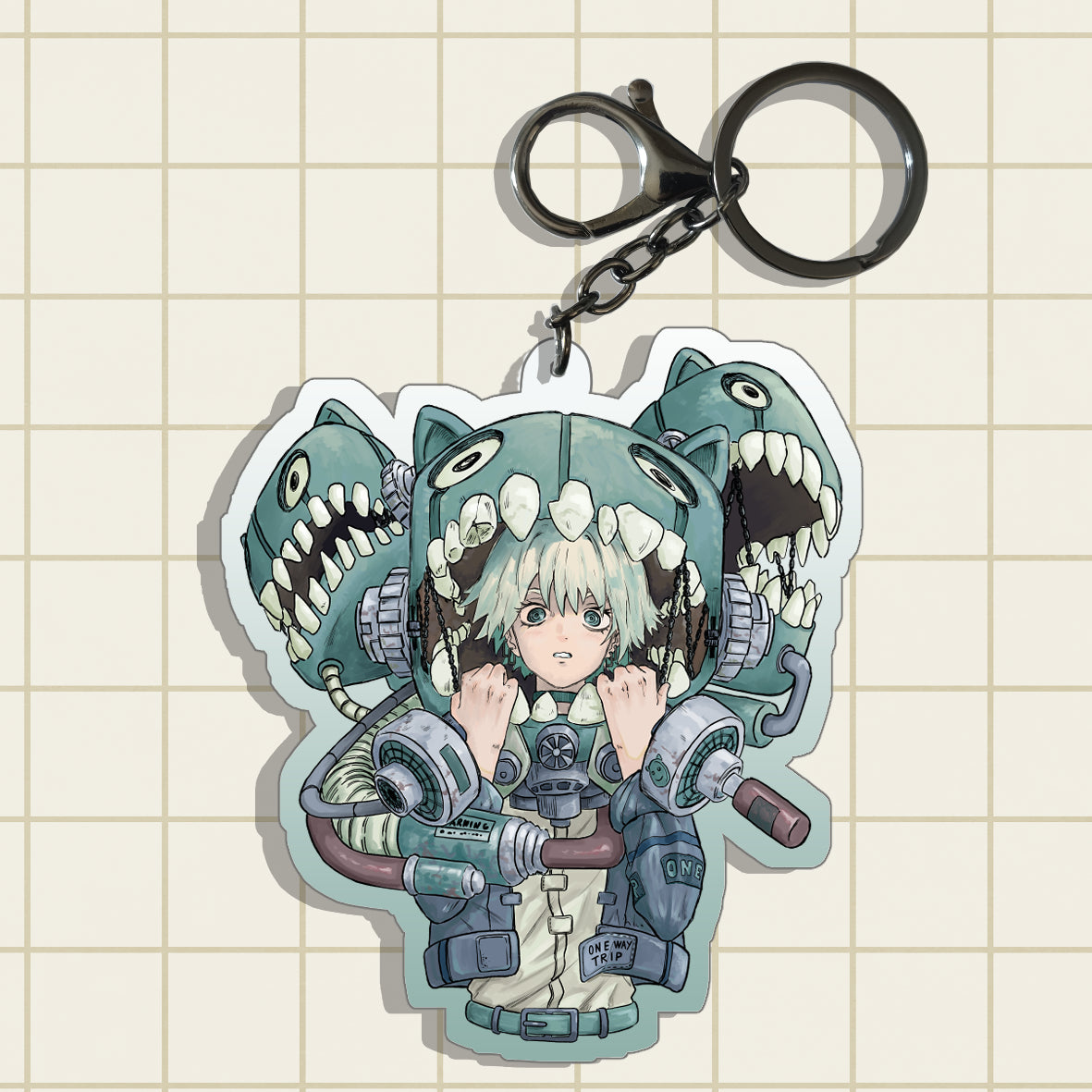 Bio-Mecha_3 - Acrylic Keychain