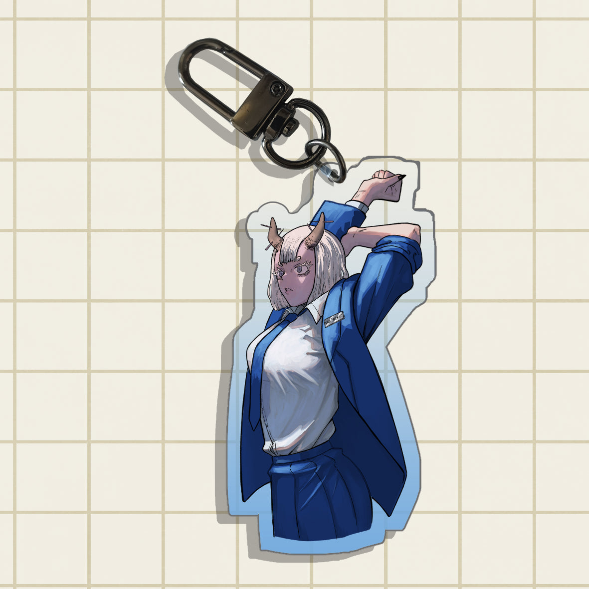 Demon Secretary - Acrylic Keychain
