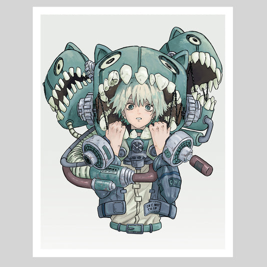 Bio-Mecha Girl 3 - Small Print