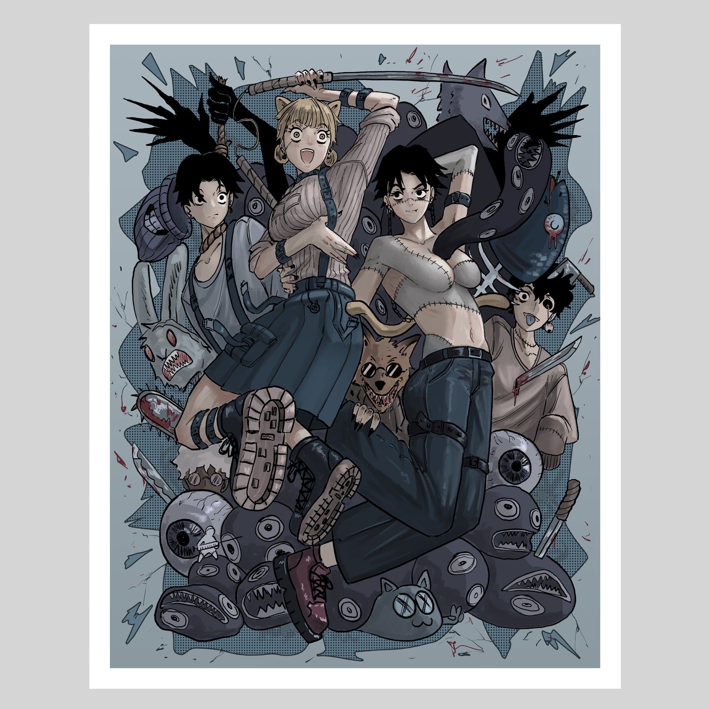 Deaddie Du Dead Halloween - Small Print