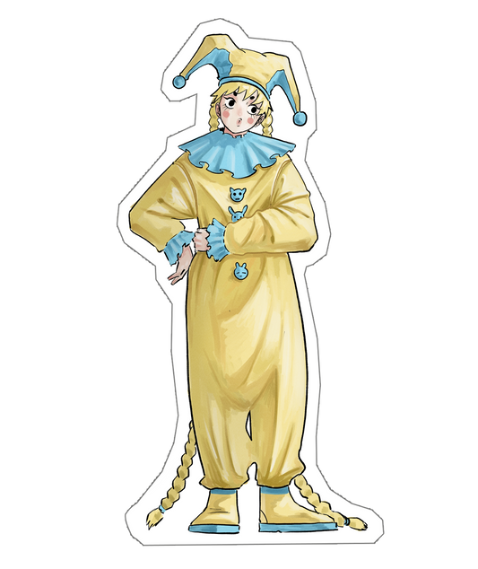 Clown Yellow - Sticker